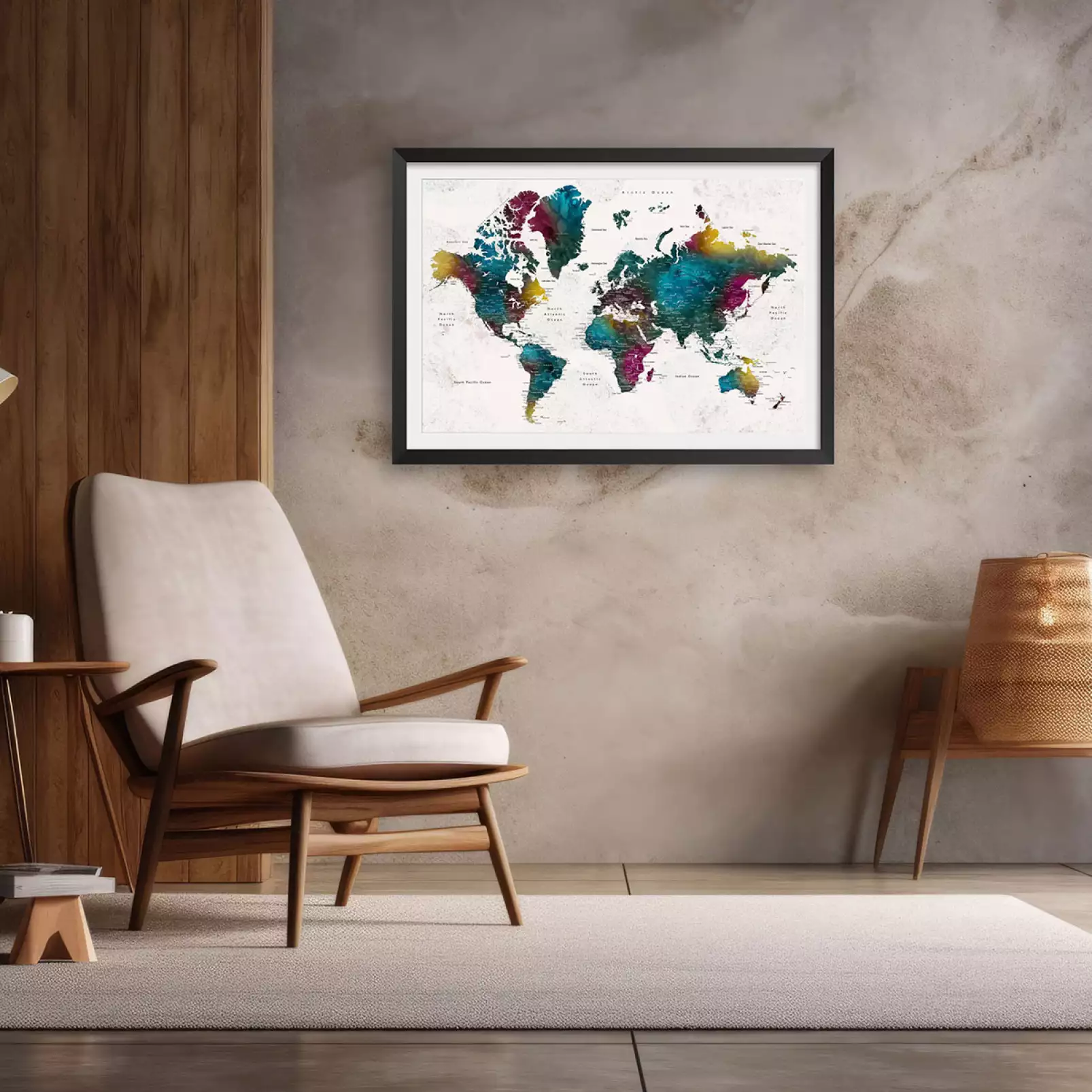 affiche-carte-du-monde-villes-charleena