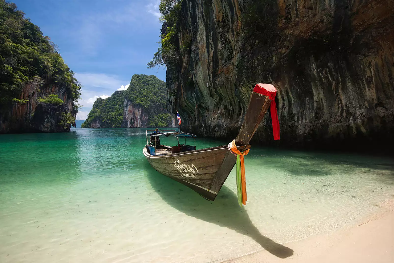 affiche-paysage-ile-hong-island-boat