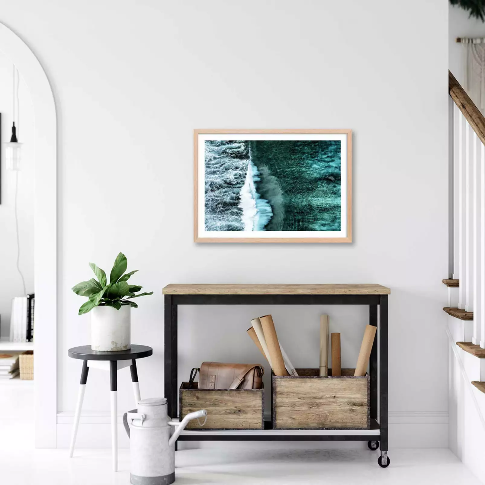 affiche-paysage-mer-vague-de-reef