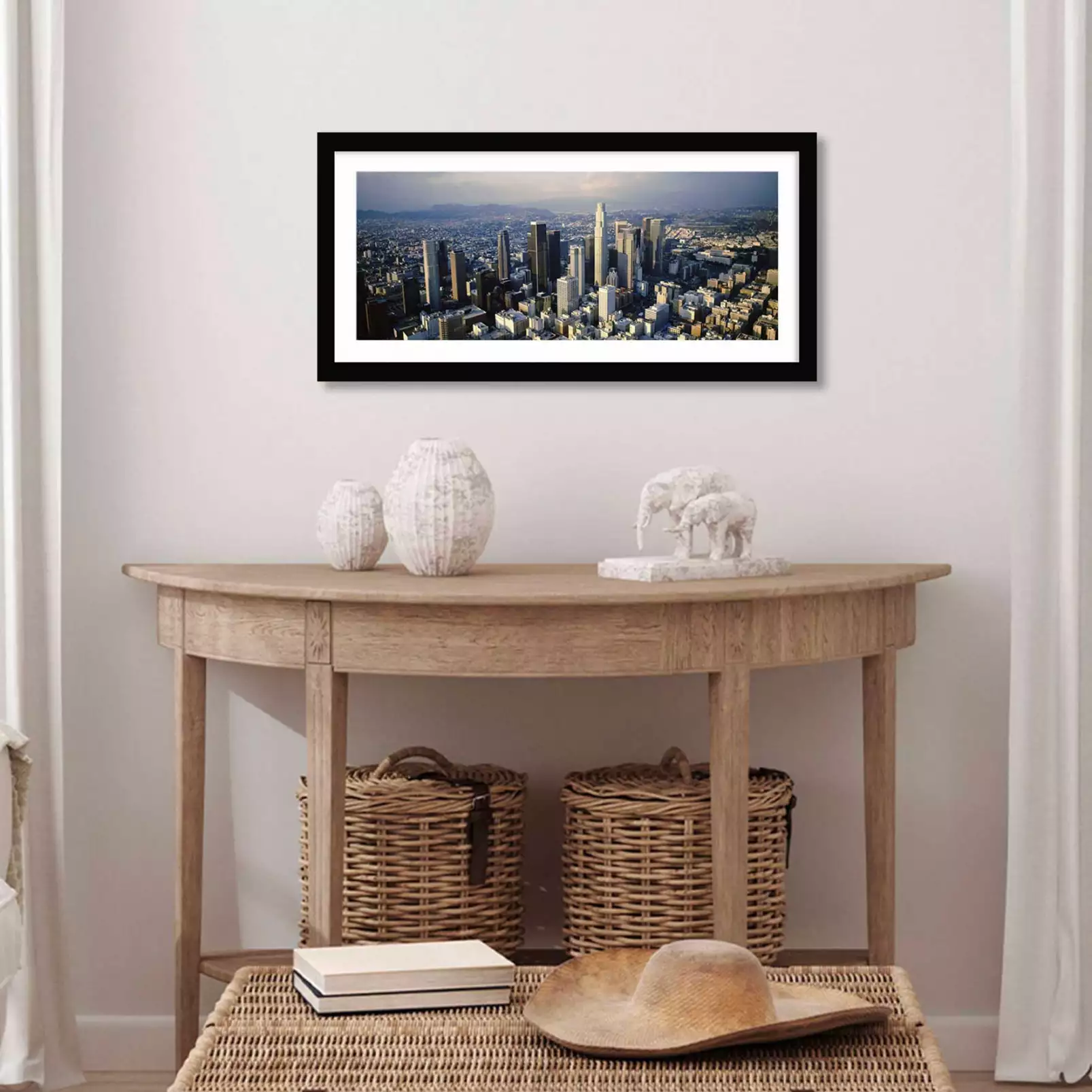 affiche-paysage-urbain-panorama-los-angeles
