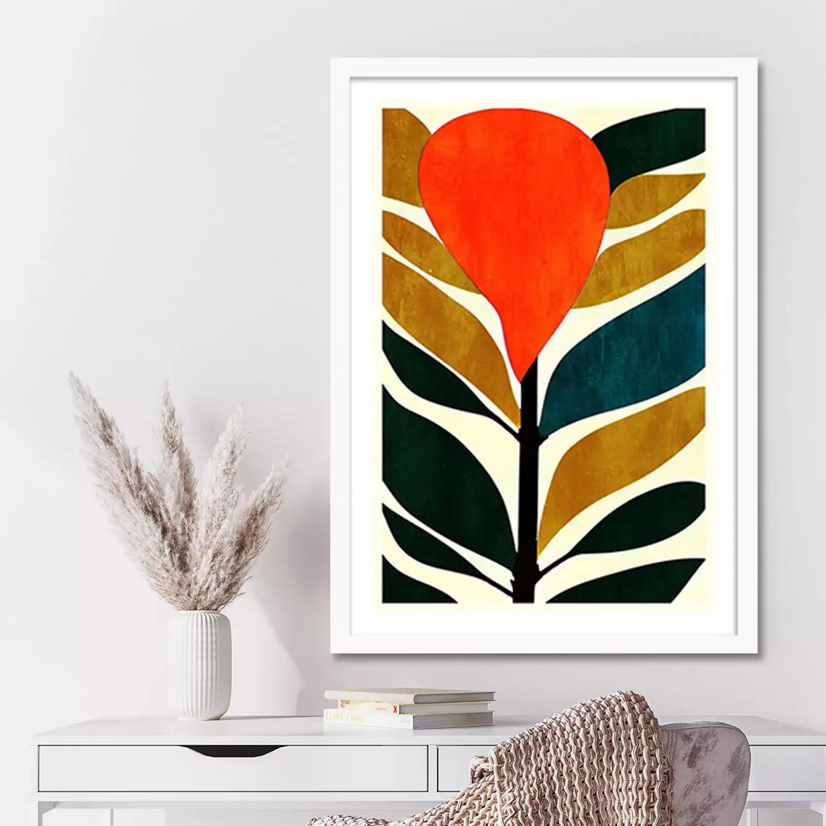 affiche-scandinave-abstract-flower