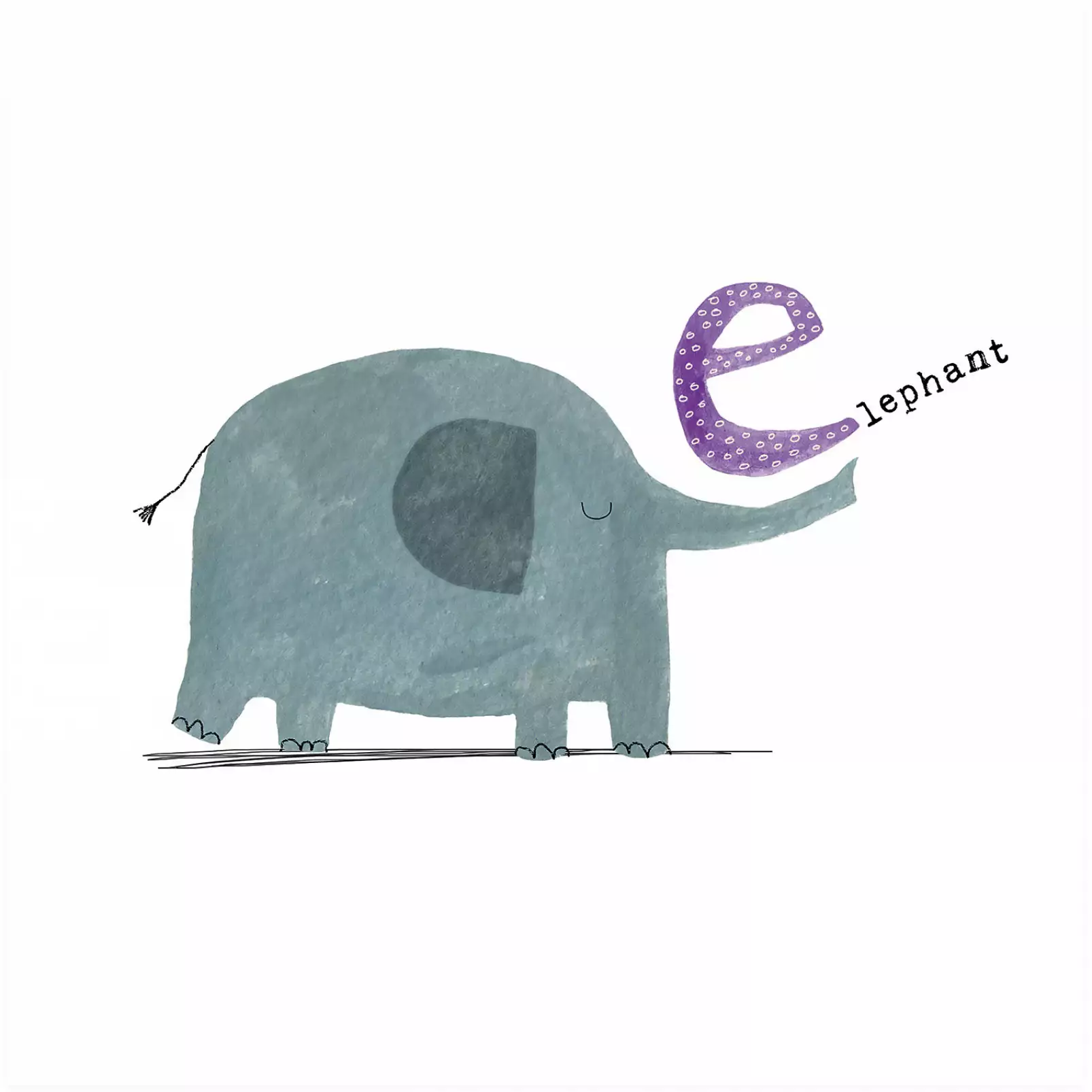poster-alphabet-e-comme-elephant