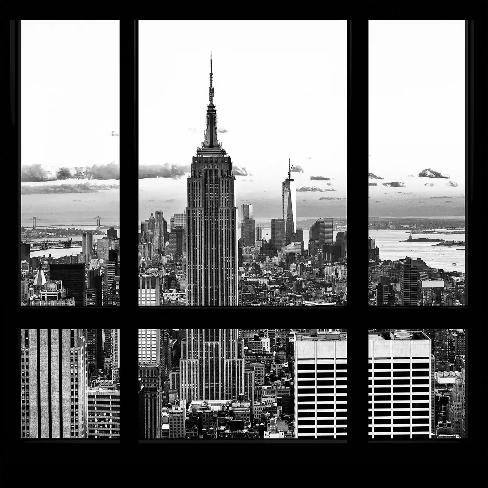 poster-de-new-york-vue-sur-empire-state-building