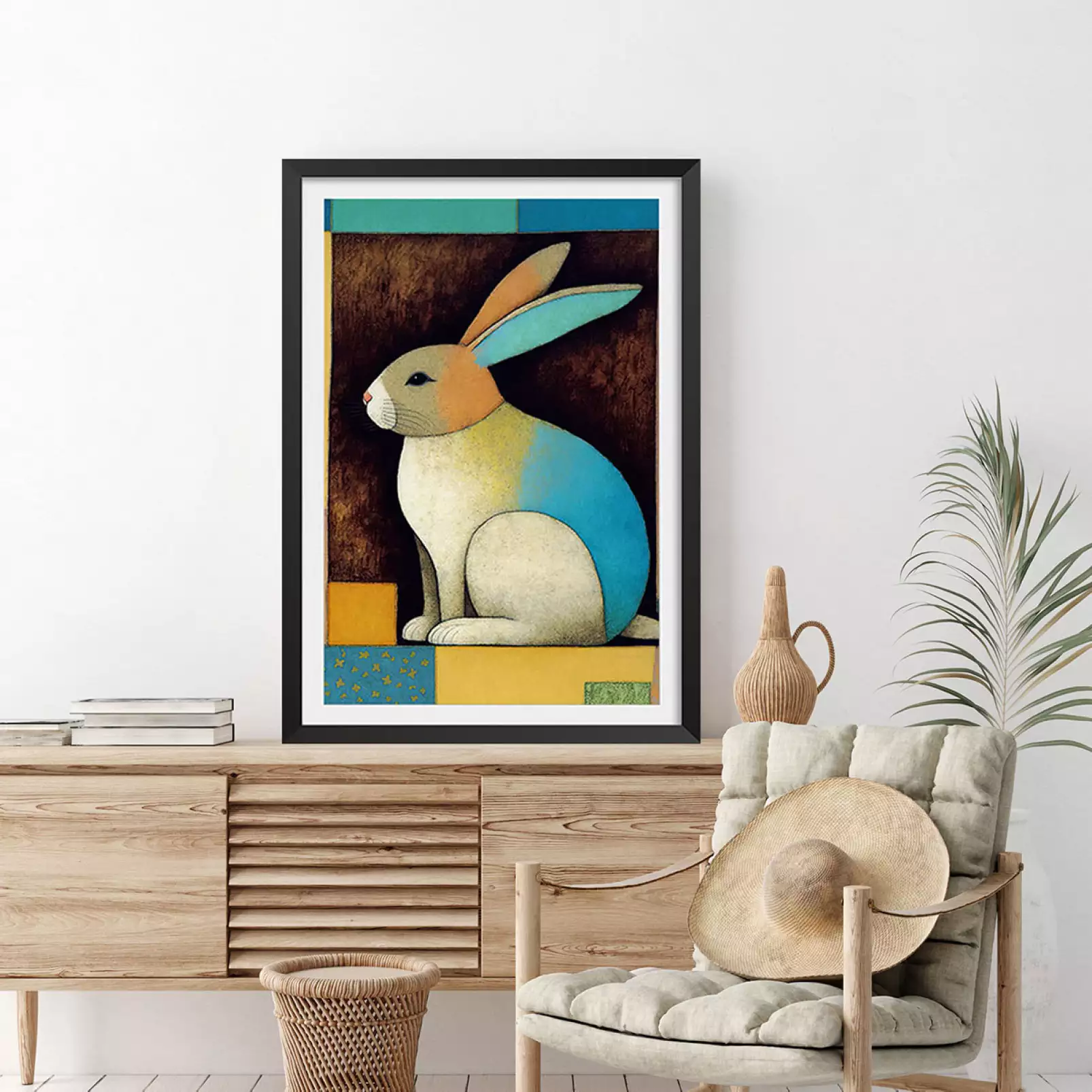 tableau-animaux-lapin-dans-la-boite