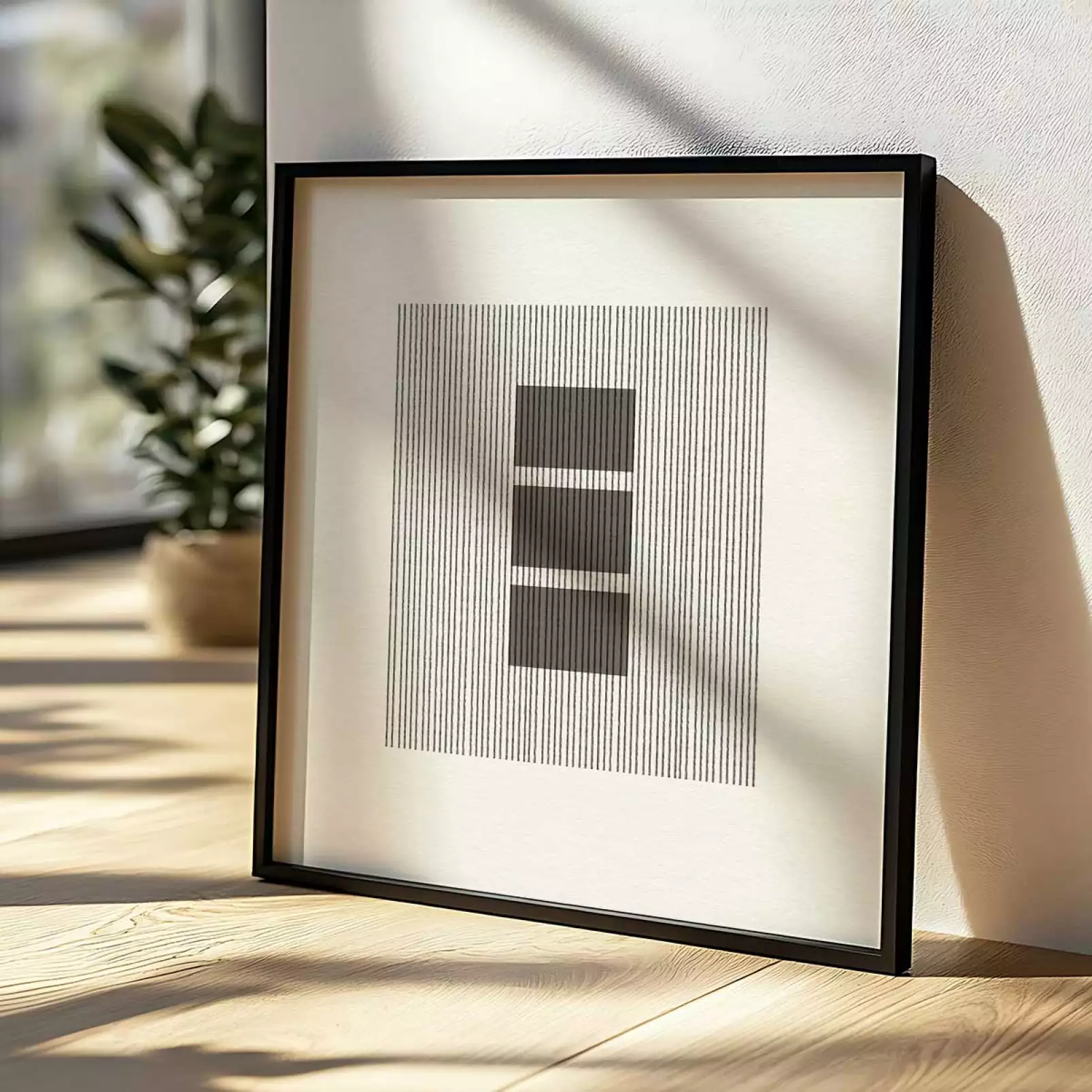 tableau-art-geometrique-geometrie-et-rayures