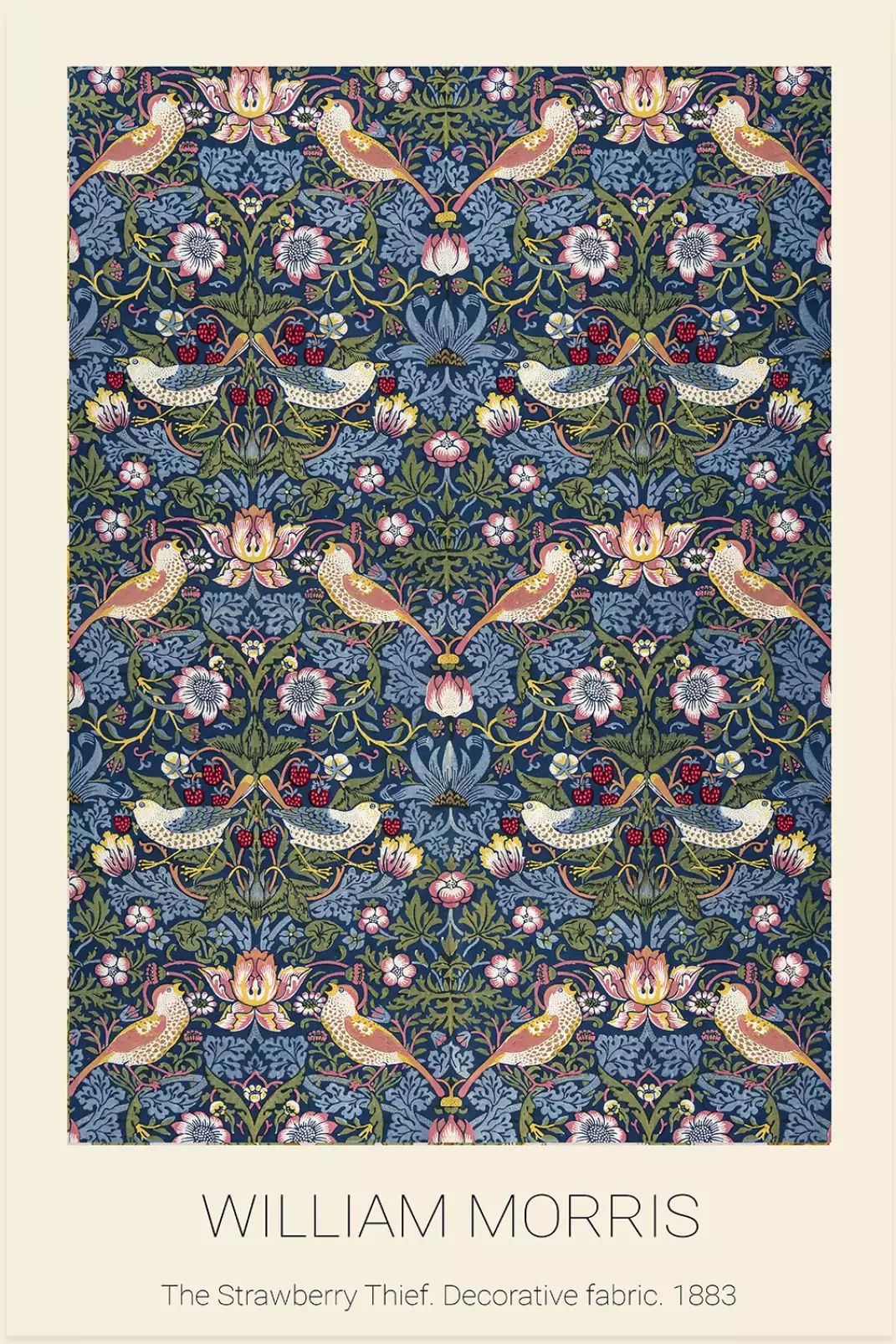 tableau-celebre-william-morris-motif-the-strawberry-thief