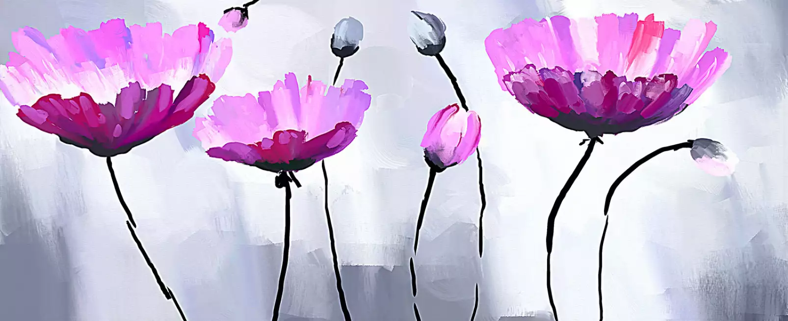 tableau-de-fleurs-en-peinture-peinture-fleur-bleue