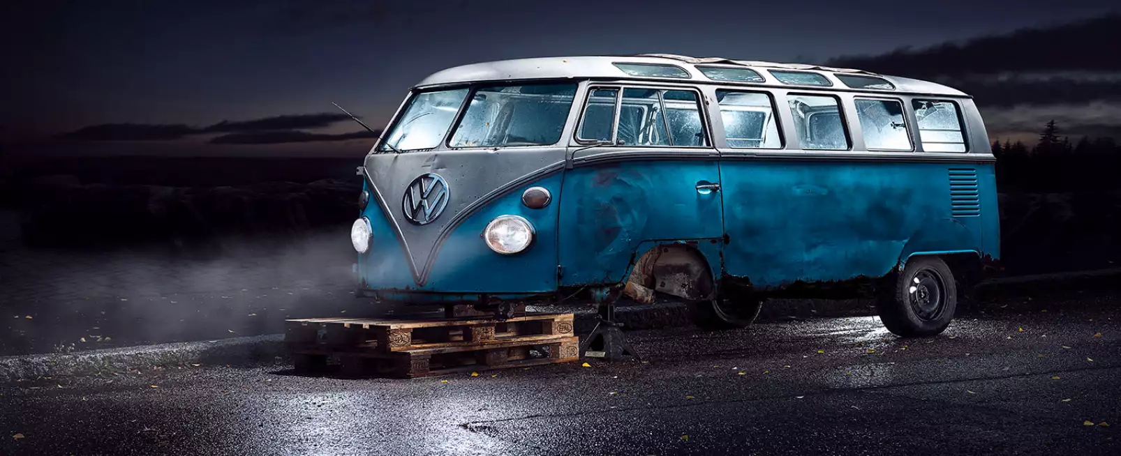 tableau-moderne-contemporain-vw-california-bus