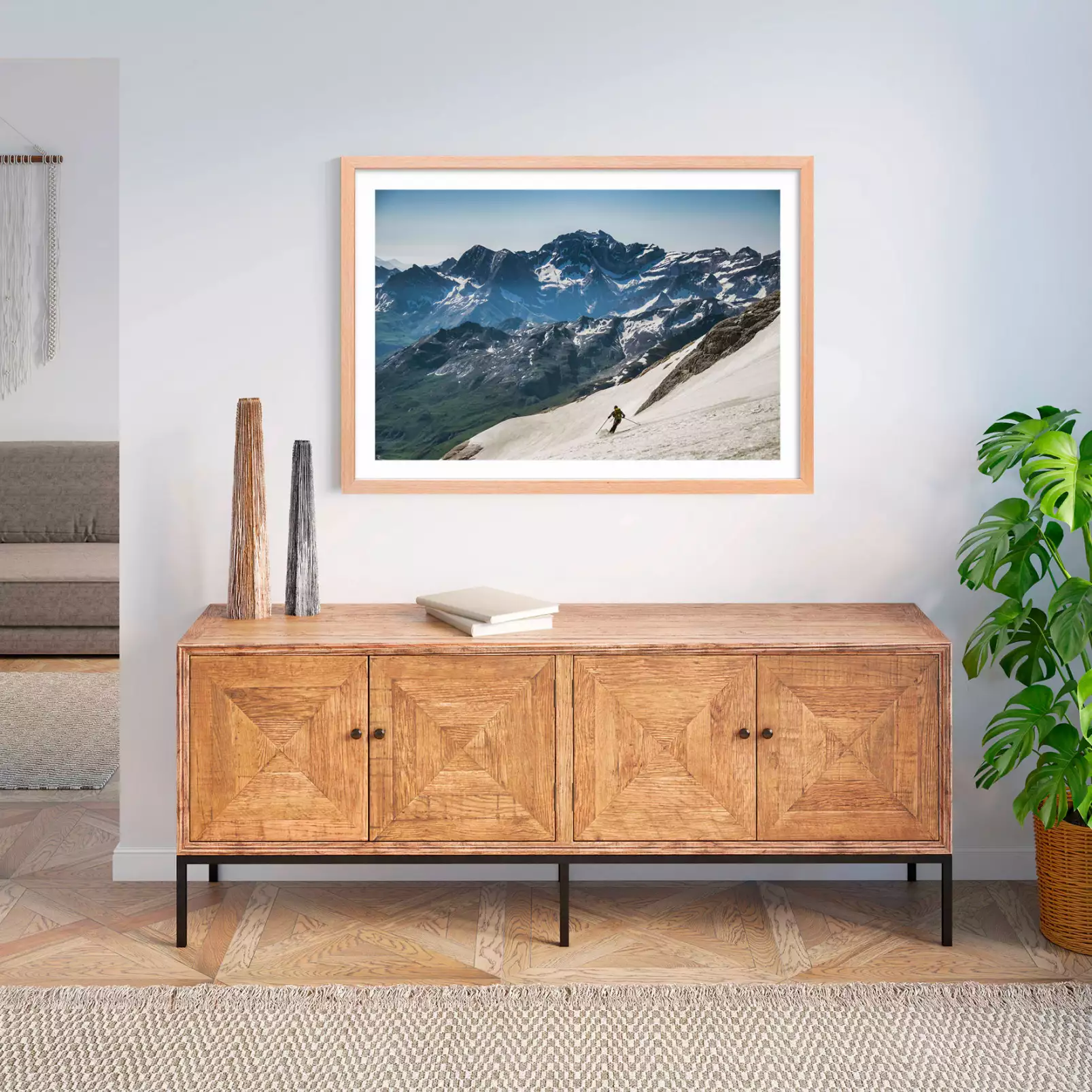 tableau-montagne-montagne-skieur