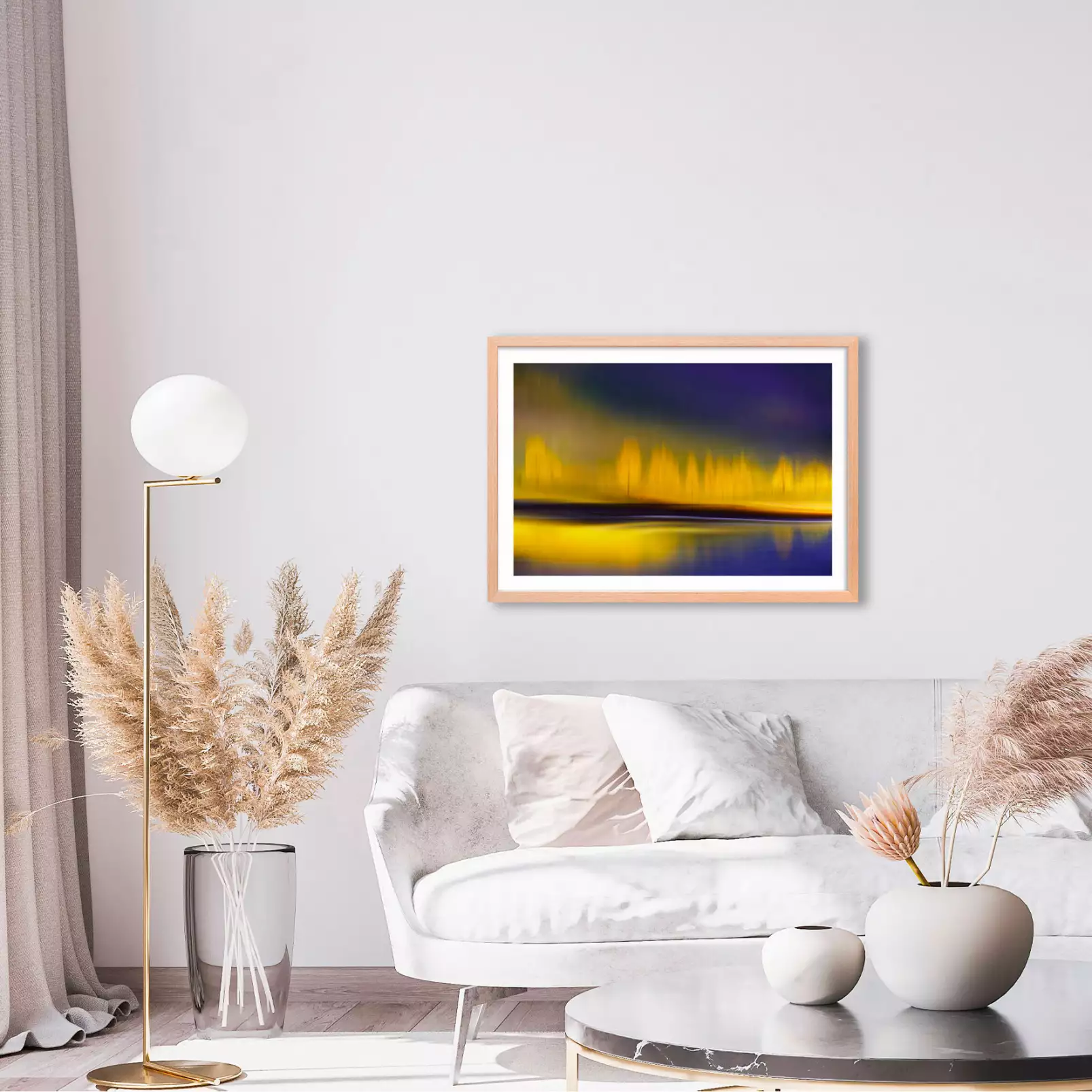 tableau-paysage-nature-la-nuit-jaune
