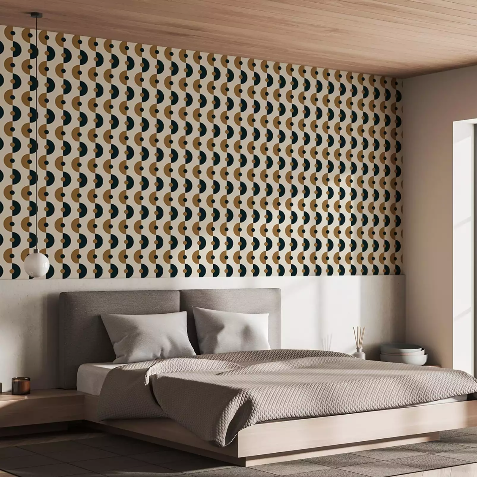 tapisserie-mur-demi-lune